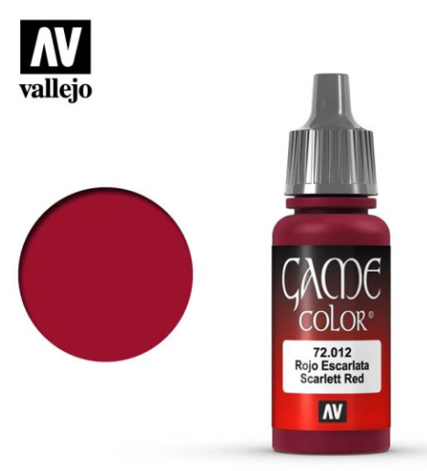 Vallejo Scarlet Red Game Color | Odin's Place