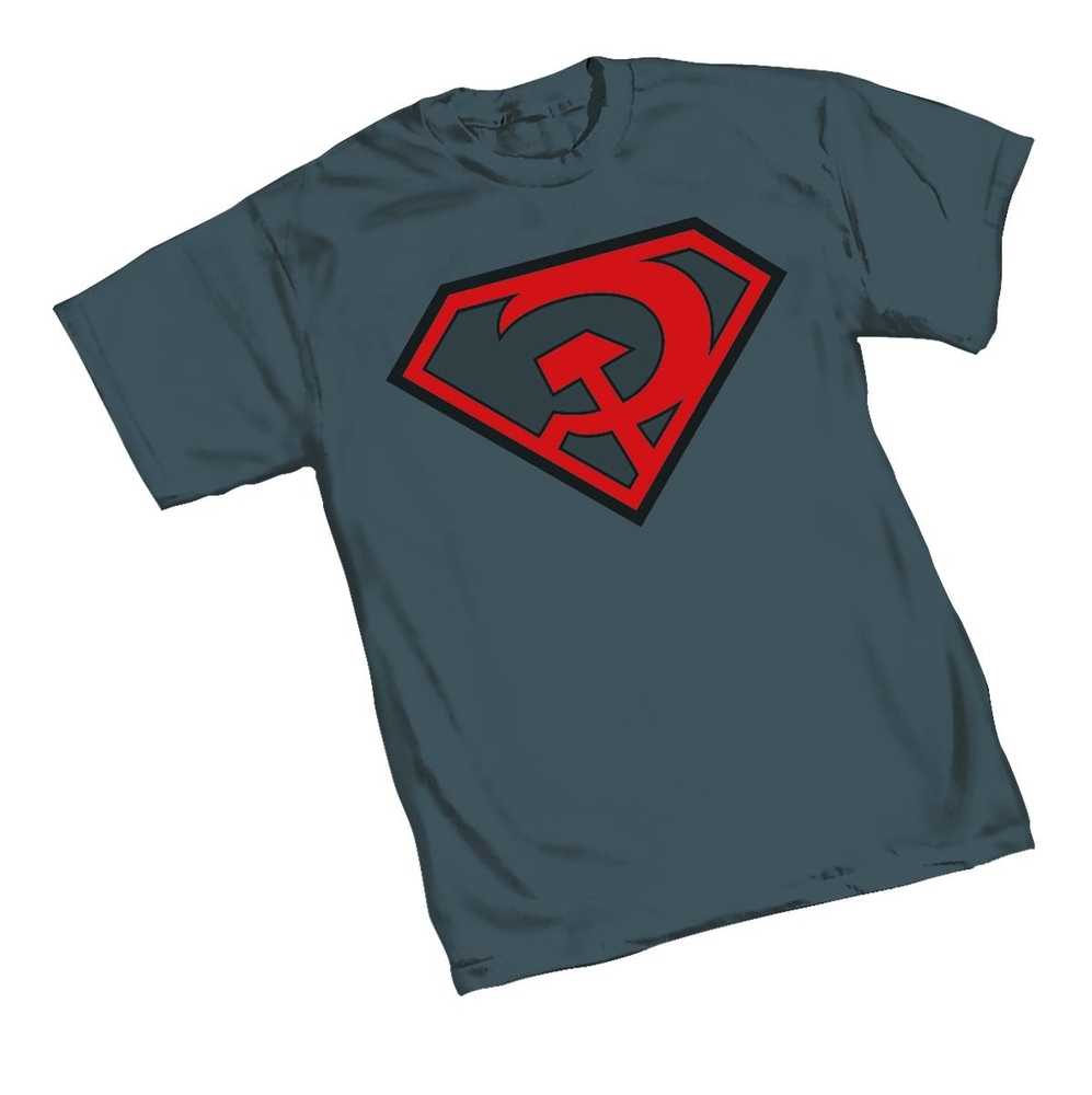 Superman Red Sun Symbol T-Shirt LG (O/A) | Odin's Place