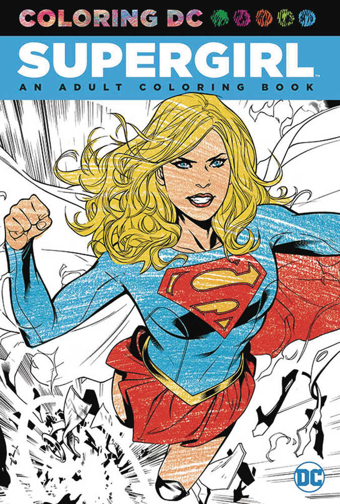 COLORING DC SUPERGIRL TP | Odin's Place
