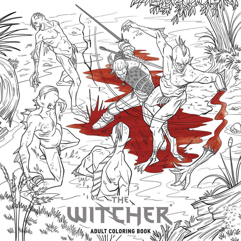 Witcher Adult Coloring Book TPB | Odin's Place