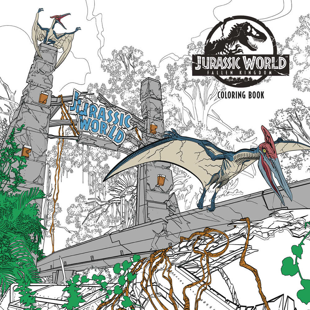 JURASSIC WORLD FALLEN KINGDOM COLORING BOOK TP | Odin's Place