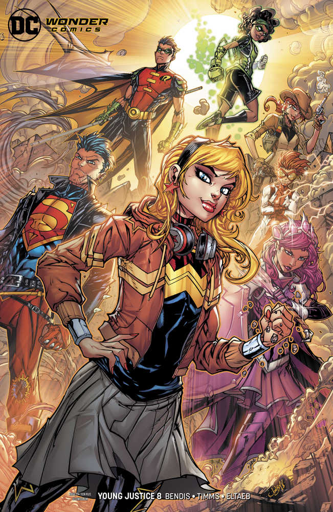 YOUNG JUSTICE #8 CARD STOCK VAR ED | Odin's Place