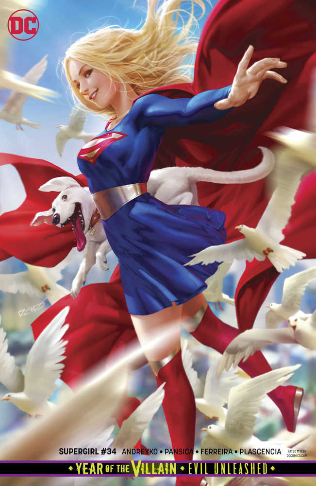 Supergirl #34 Card Stock Variant Edition Yotv | Odin's Place
