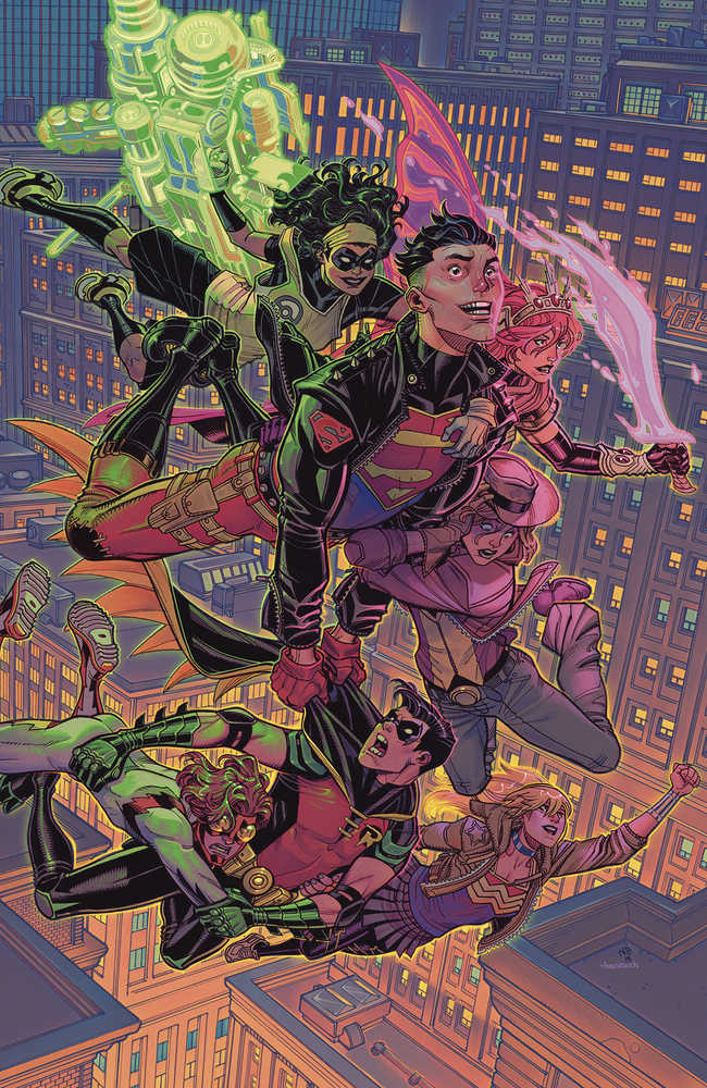 YOUNG JUSTICE #9 CARD STOCK VAR ED | Odin's Place