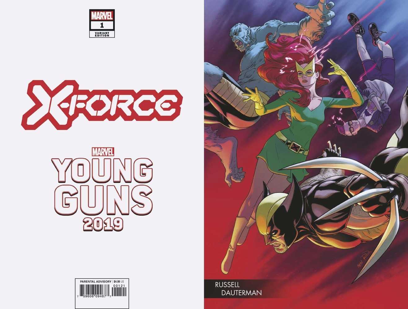 X-FORCE #1 DAUTERMAN YOUNG GUNS VAR DX | Odin's Place