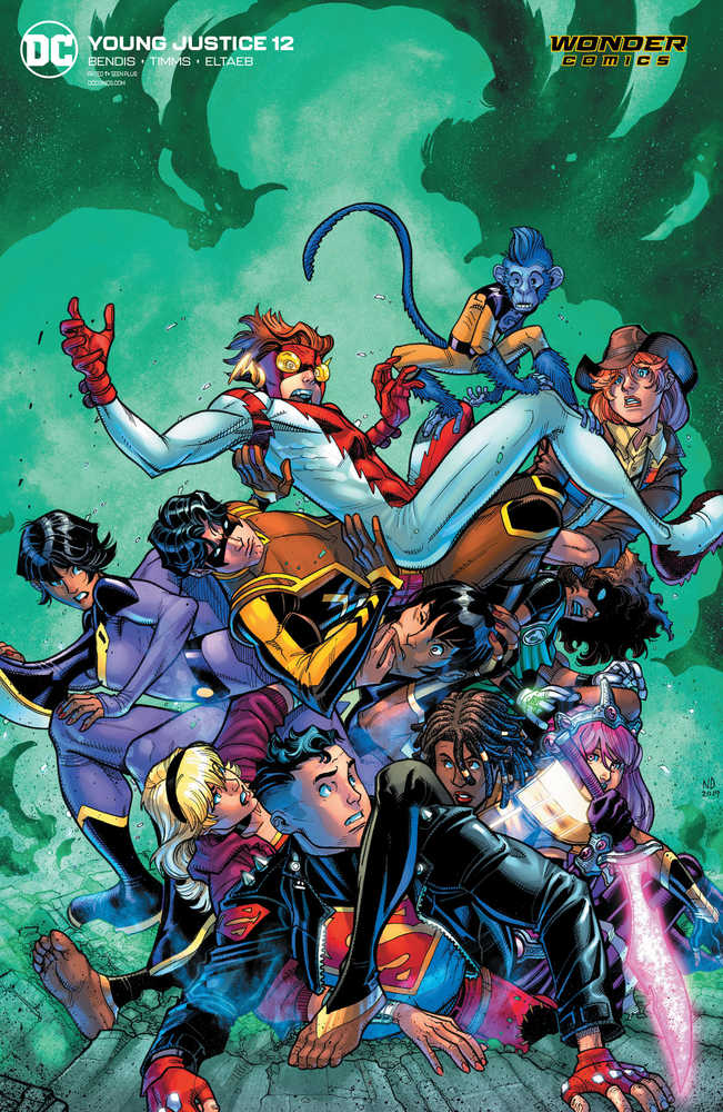 YOUNG JUSTICE #12 CARD STOCK VAR ED | Odin's Place