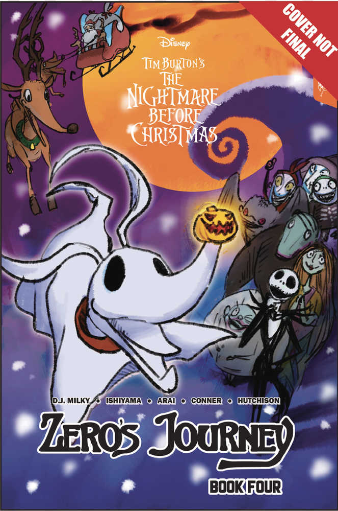 DISNEY MANGA NIGHTMARE CHRISTMAS ZEROS JOURNEY TP VOL 4 | Odin's Place