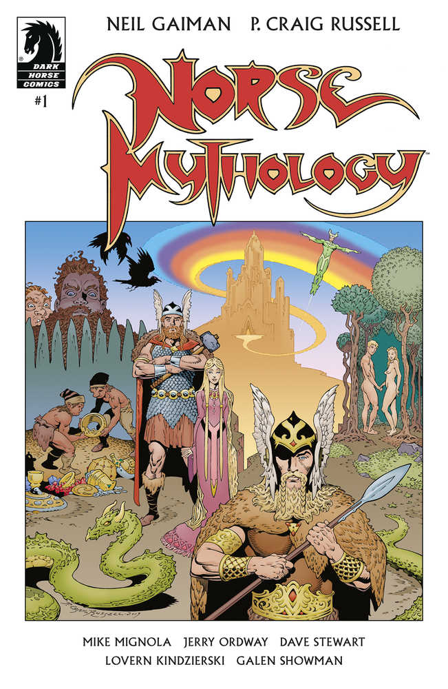 Neil Gaiman Norse Mythology #1 Cover A Russell  | Odin's Place