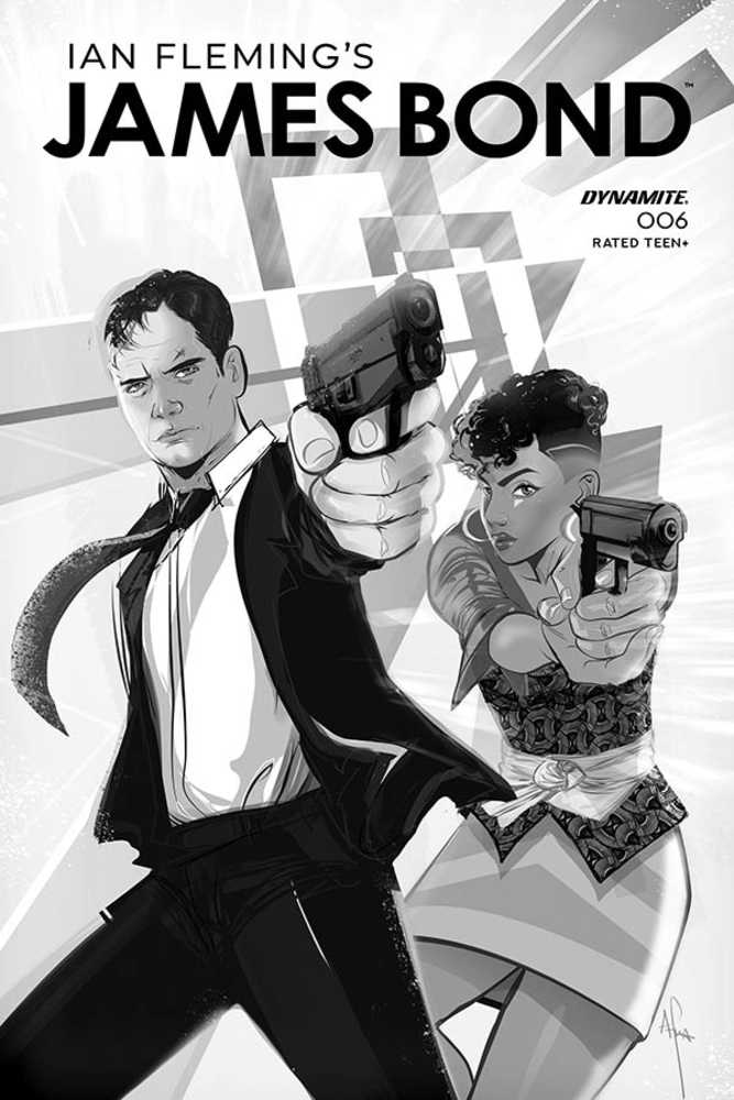 JAMES BOND #6 10 COPY RICHARDSON B&W INCV | Odin's Place