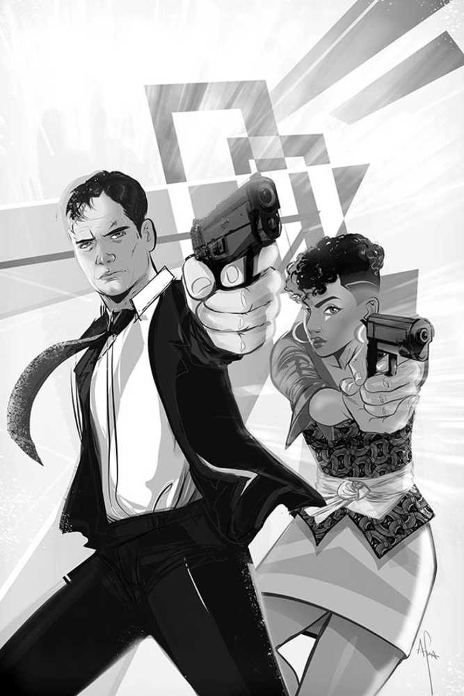 JAMES BOND #6 20 COPY RICHARDSON B&W VIRGIN INCV | Odin's Place