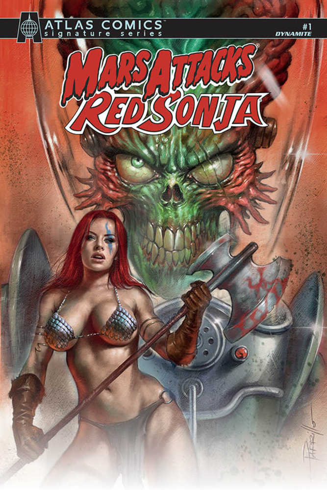 Mars Attacks Red Sonja #1 Cover A Parrillo | Odin's Place