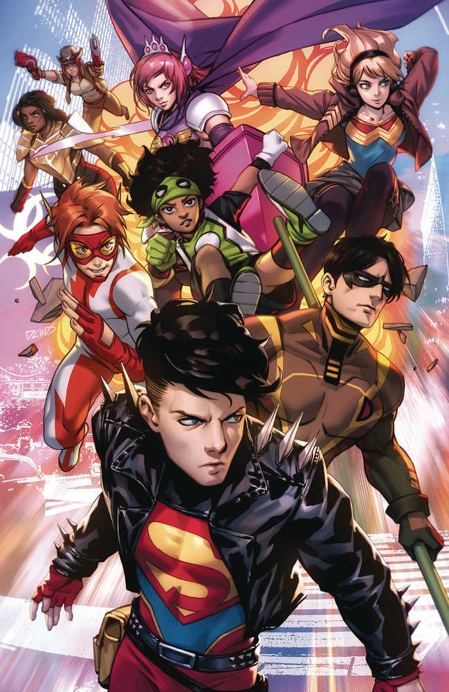 YOUNG JUSTICE #18 CARD STOCK DERRICK CHEW VAR ED | Odin's Place