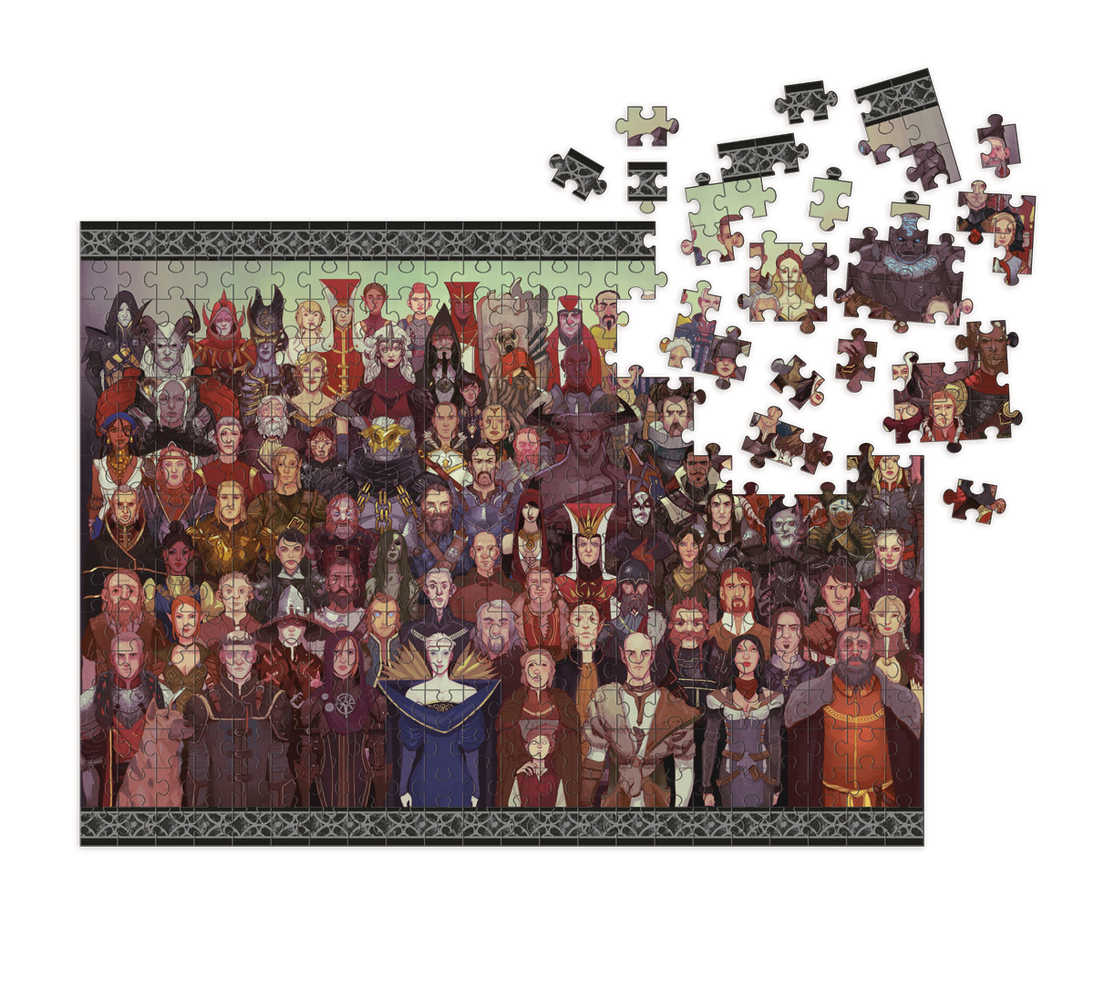 Dragon Age Cast Of Thousands 1000 Pc Deluxe Puzzle | Odin's Place