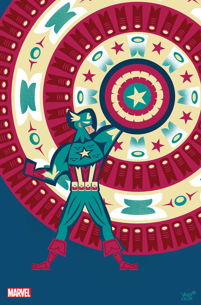Captain America #25 Veregge Captain America Variant | Odin's Place
