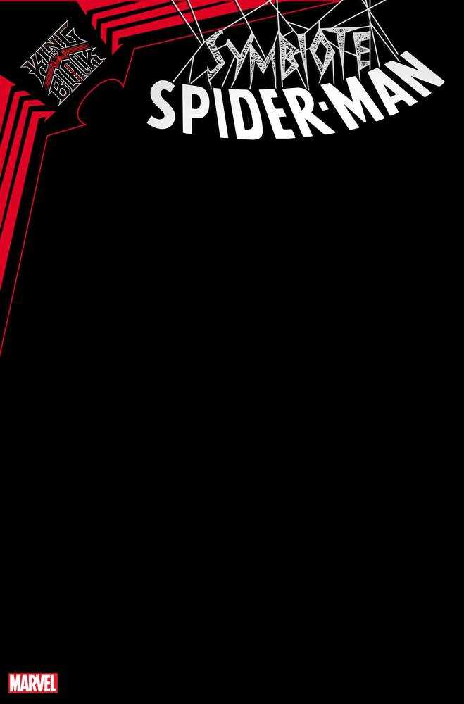 Symbiote Spider-Man King In Black #1 Black Blank Variant | Odin's Place