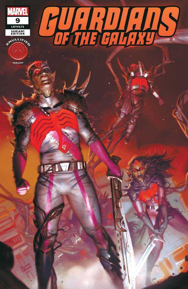 Guardians Of The Galaxy #9 Brown Knullified Variant | Odin's Place