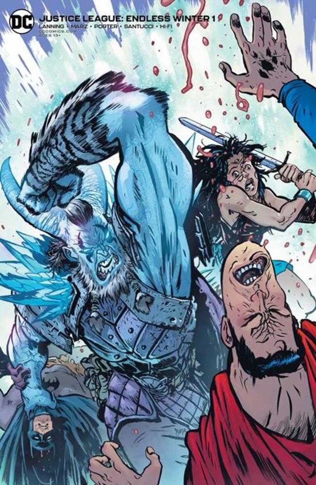 Justice League Endless Winter #1 (Of 2) Cover B Daniel Warren Johnson Card Stock Variant (Endless Winter) | Odin's Place