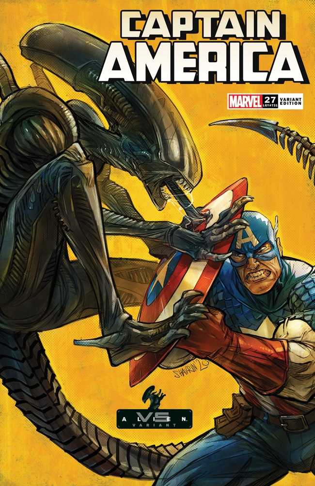 Captain America #27 Shavrin Marvel vs Alien Variant | Odin's Place