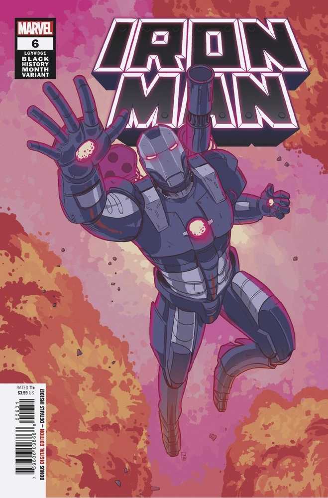 Iron Man #6 Souza War Machine Black History Month Variant | Odin's Place