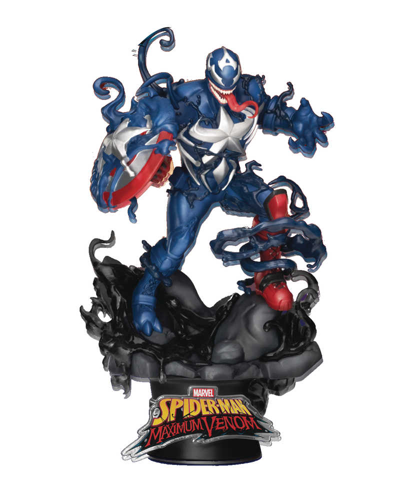 Maximum Venom Ds-065 Captain America D-Stage Ser 6in Statue | Odin's Place