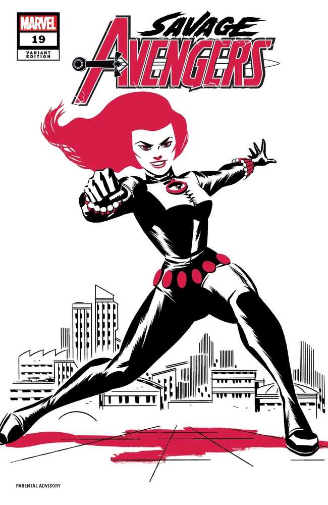 Savage Avengers #19 Michael Cho Black Widow Two-Tone Variant Kib | Odin's Place