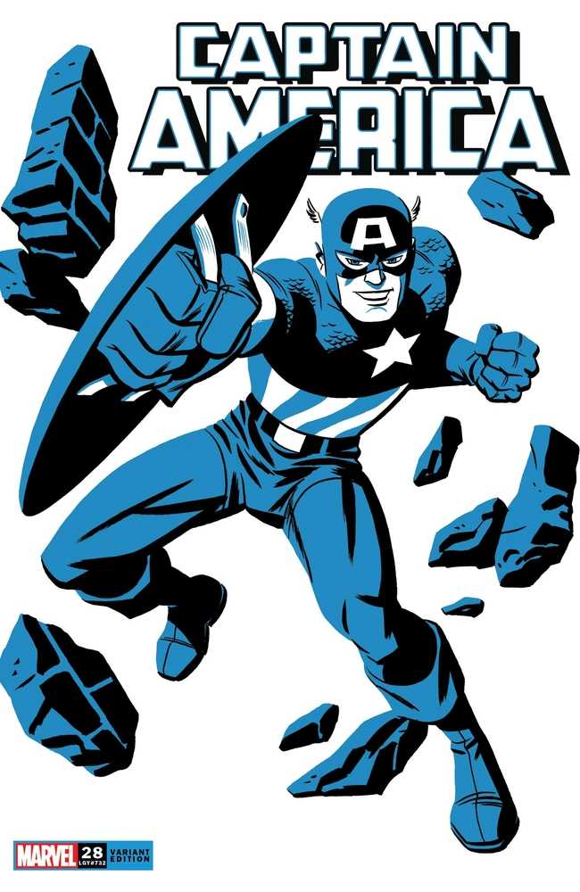 Captain America #28 Michael Cho Captain America Two-Tone Variant | Odin's Place