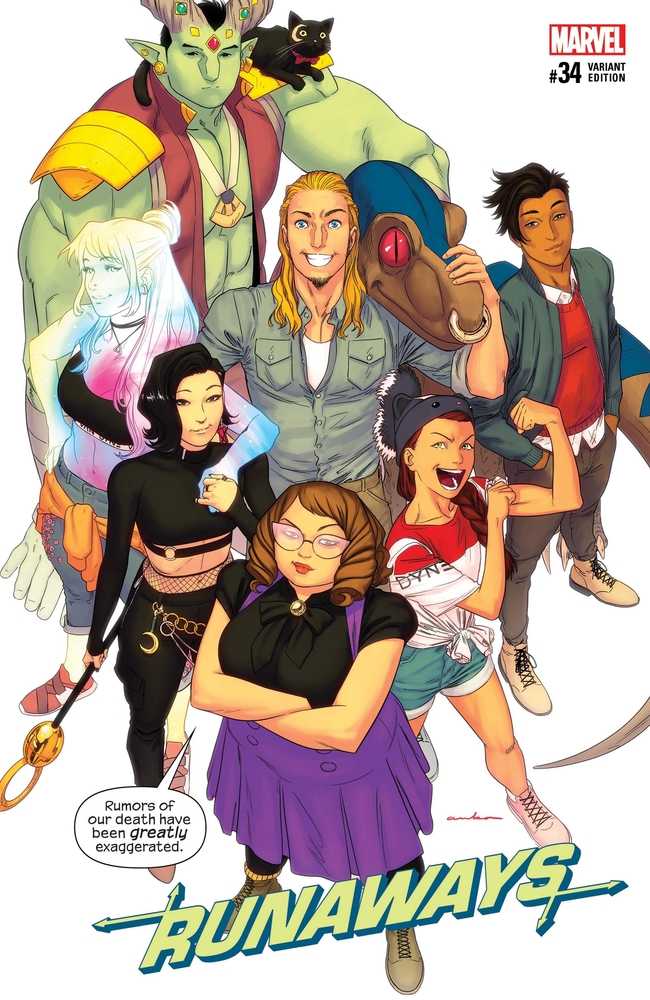 Runaways #34 Anka Variant | Odin's Place