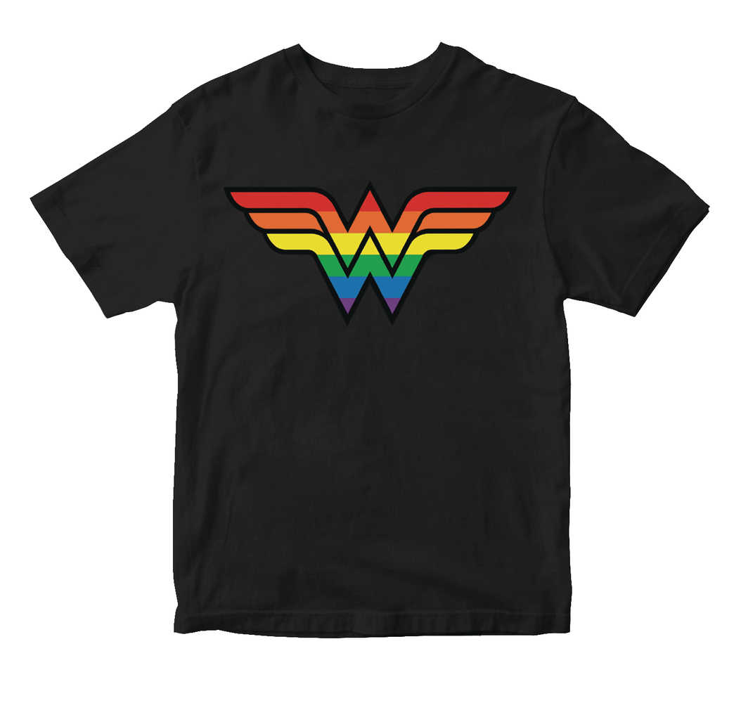 Wonder Woman Pride Symbol T-Shirt LG | Odin's Place