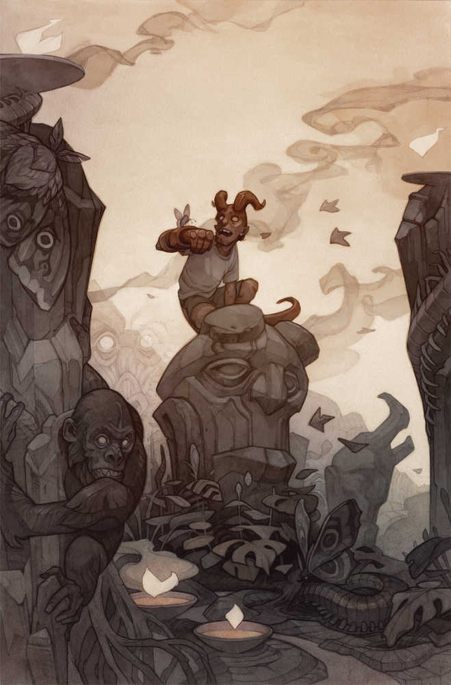 Young Hellboy The Hidden Land #3 (Of 4) Cover B Beckert | Odin's Place