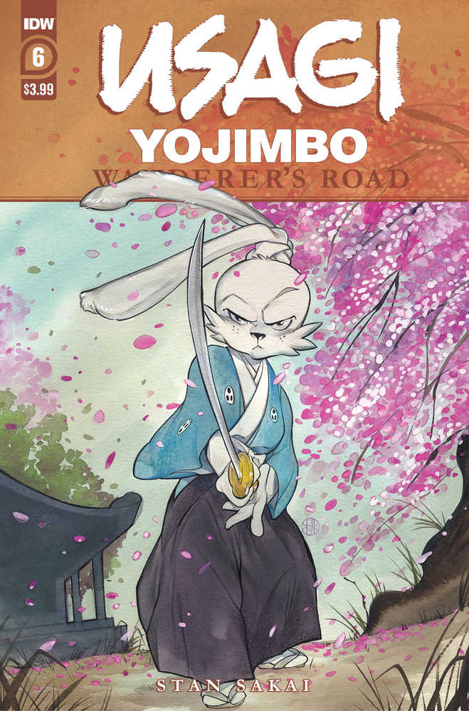 Usagi Yojimbo Wanderers Road #6 (Of 6) Peach Momoko Cover | Odin's Place