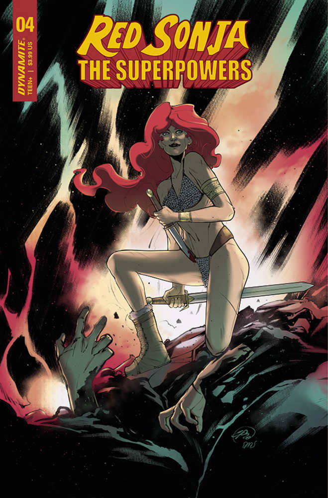 Red Sonja The Superpowers #4 Cover F Pinna | Odin's Place