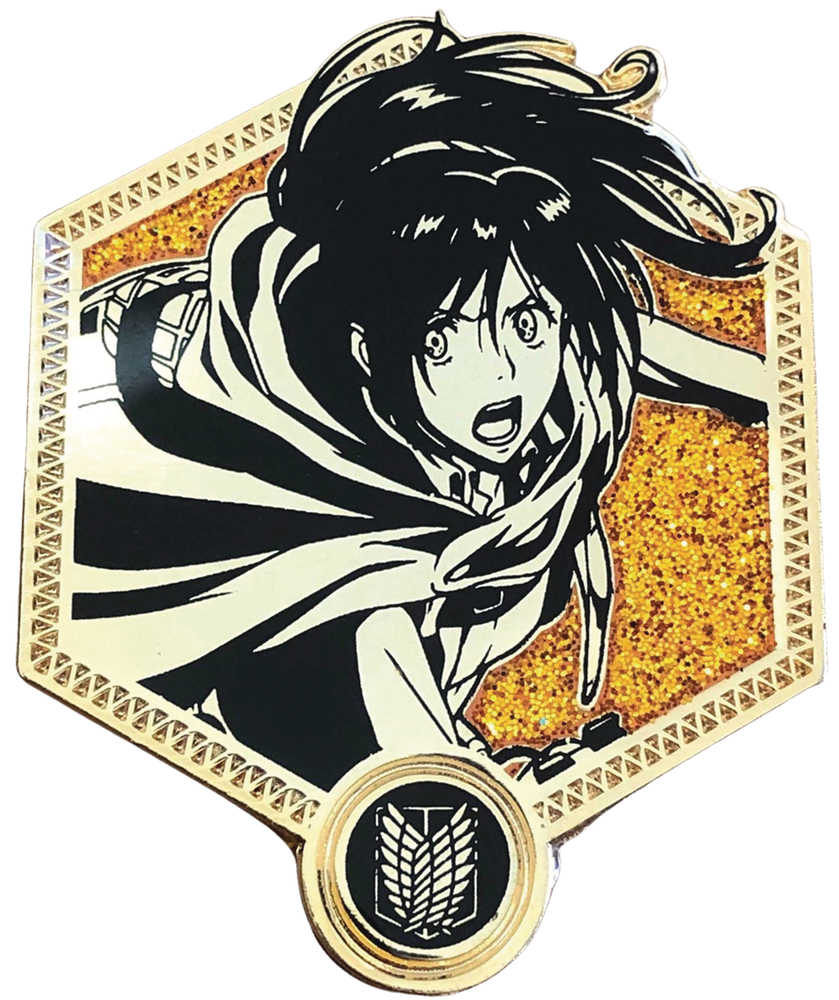 Attack On Titan Sasha Braus Golden Series Enamel Pin  | Odin's Place