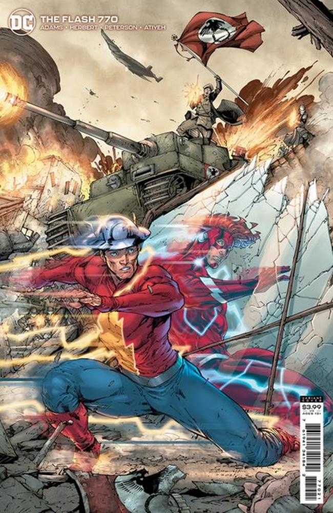 Flash #770 Cover B Brett Booth Card Stock Variant | Odin's Place