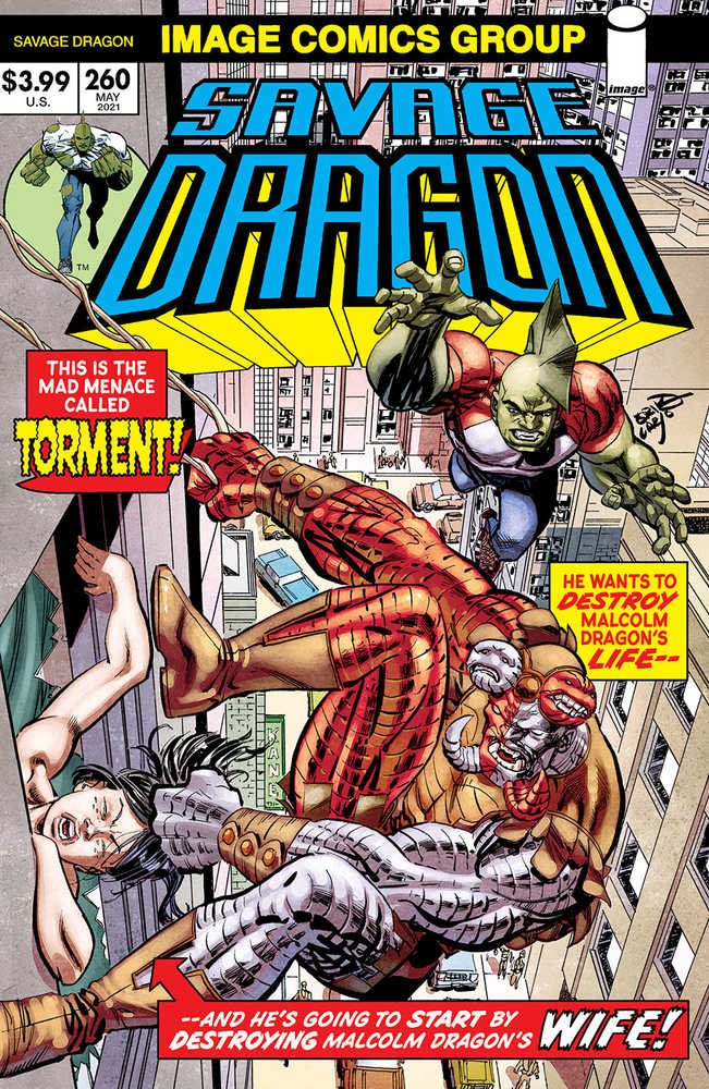 Savage Dragon #260 Cover B Retro 70s Trade Dress (Mature) | Odin's Place