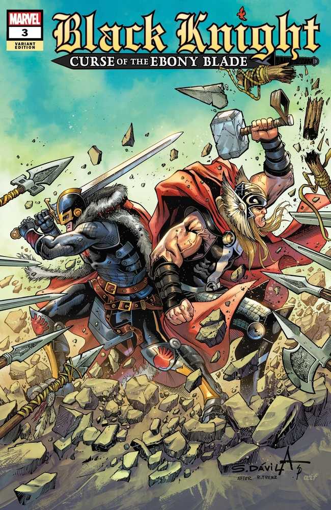 Black Knight Curse Ebony Blade #3 (Of 5) Davila Variant | Odin's Place