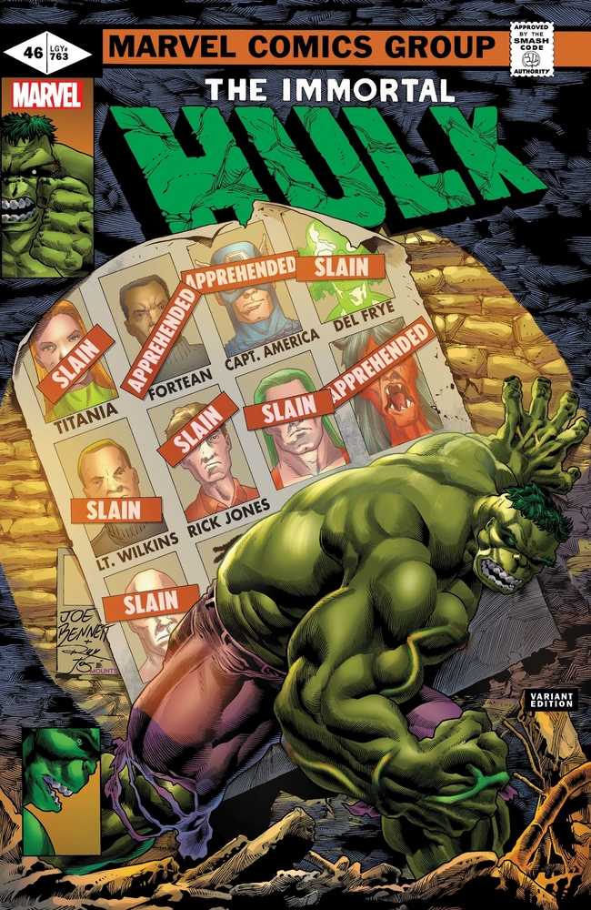 Immortal Hulk #46 Bennett Homage Variant | Odin's Place