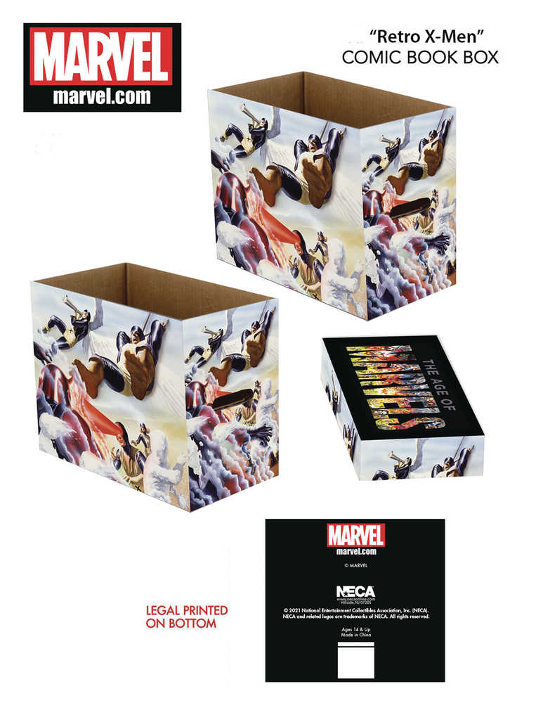 Marvel Retro X-Men Short Comic Storage Box | Odin's Place