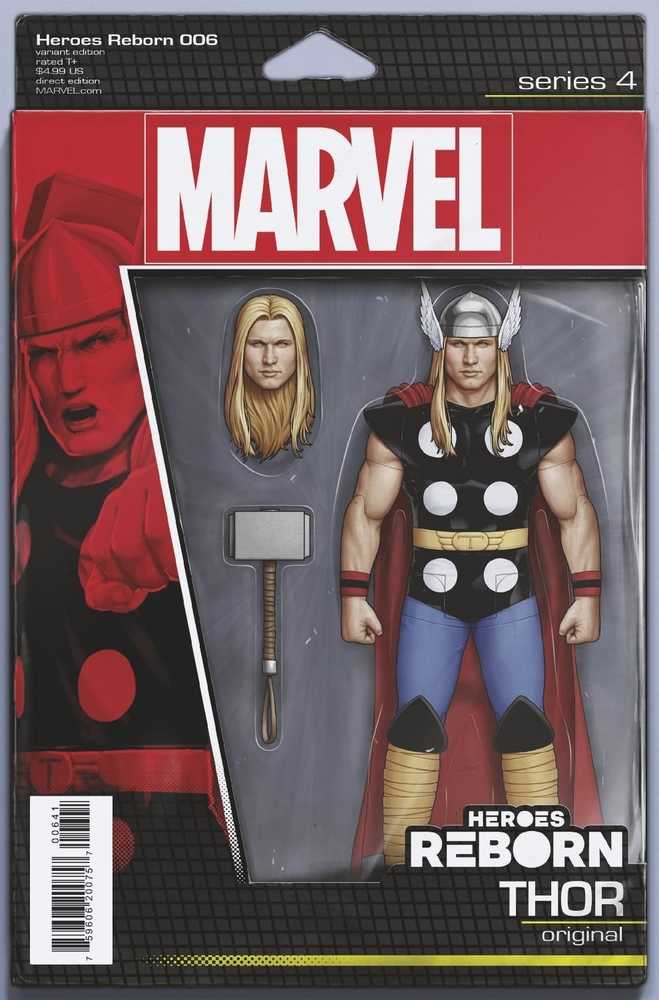 Heroes Reborn #6 (Of 7) Christopher Action Figure Variant | Odin's Place