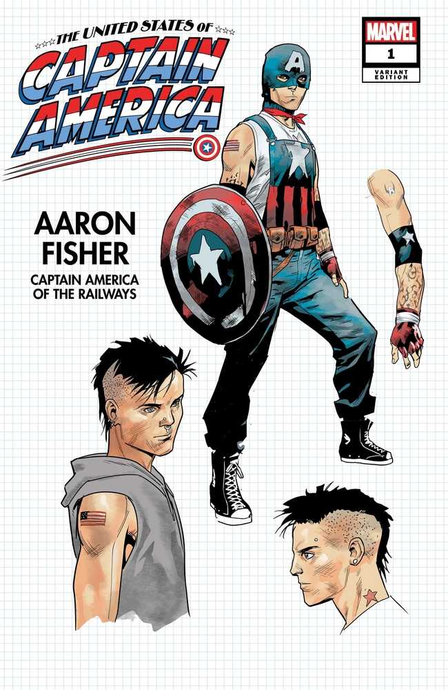 United States Captain America #1 (Of 5) Bazaldua Design Variant | Odin's Place