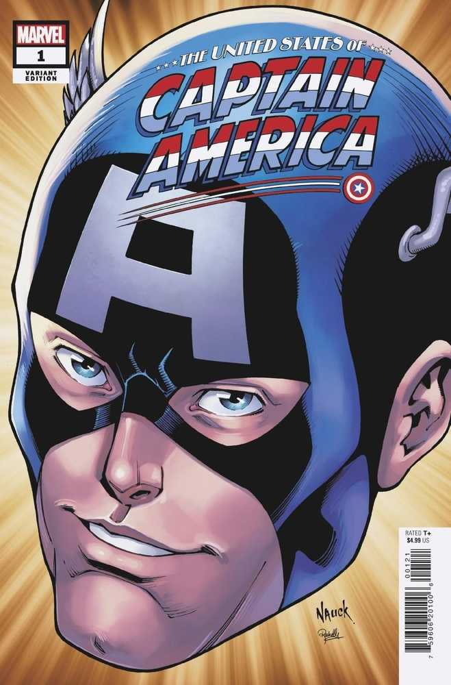 United States Captain America #1 (Of 5) Nauck Headshot Variant | Odin's Place