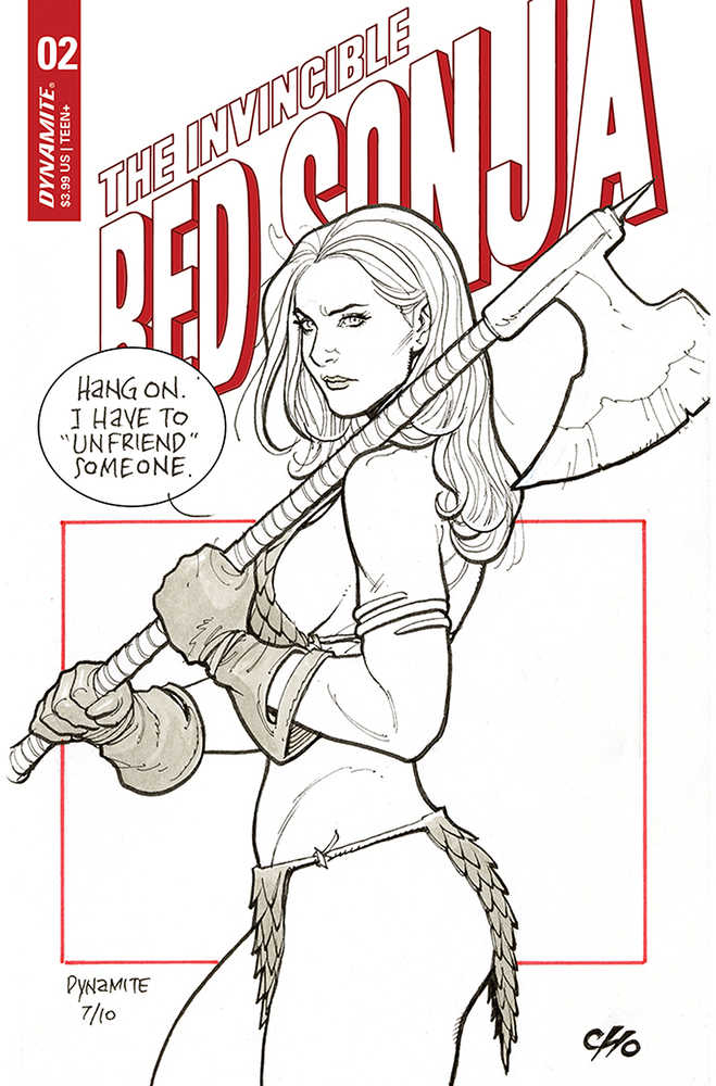 Invincible Red Sonja #2 Cover D Cho | Odin's Place