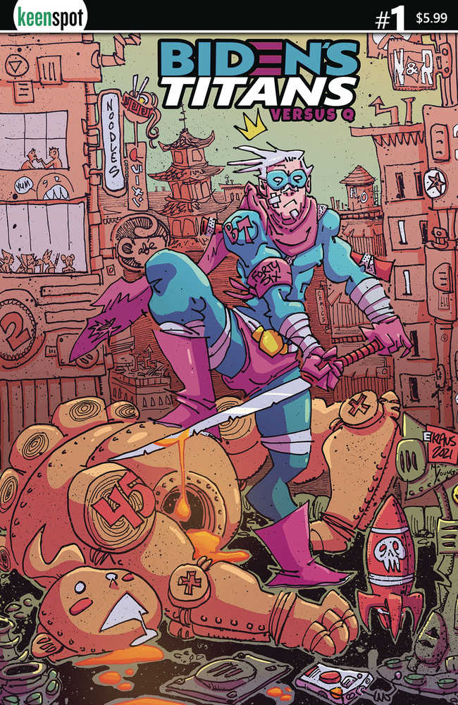 Bidens Titans vs Q Cover C Erik Klaus | Odin's Place