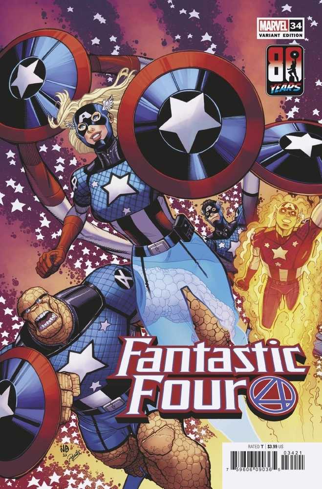 Fantastic Four #34 Captain America 80th Variant | Odin's Place