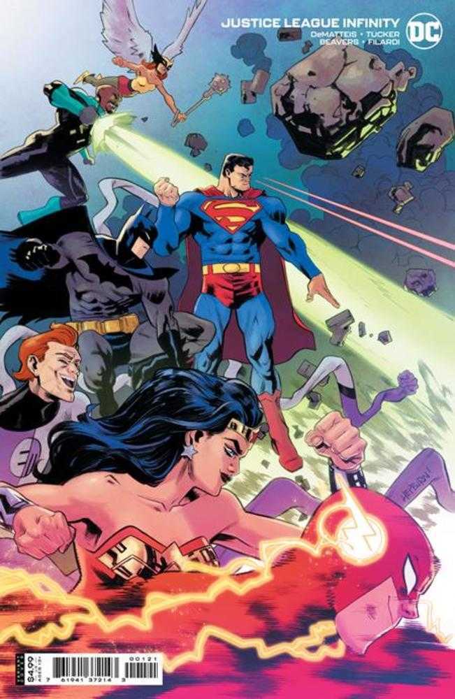 Justice League Infinity #1 (Of 7) Cover B Scott Hepburn Card Stock Variant | Odin's Place