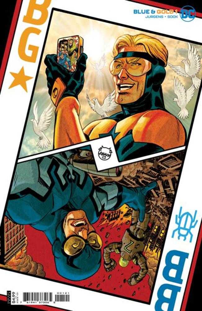 Blue & Gold #1 (Of 8) Cover B Dave Johnson Card Stock Variant | Odin's Place