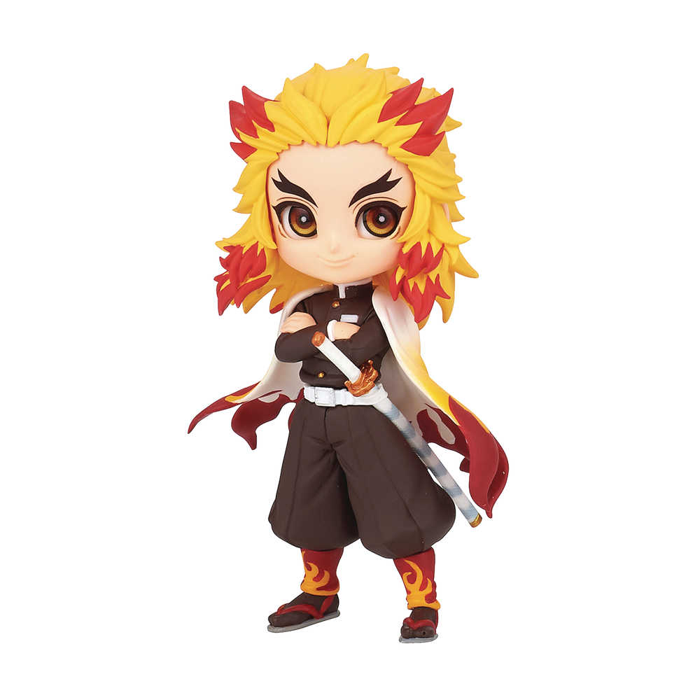 Demon Slayer Kimetsu Q-Posket Petit V5 Kyojuro Rengoku Figure ( | Odin's Place