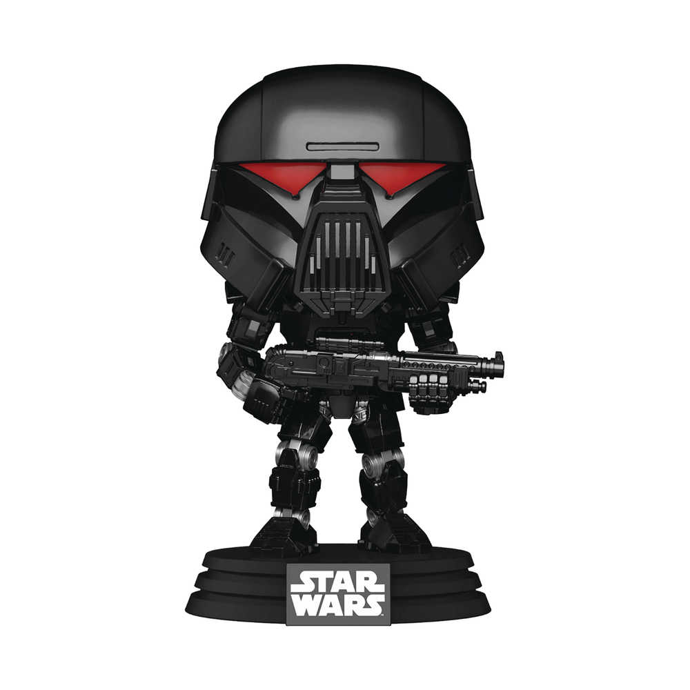 Pop Star Wars Mandalorian Dark Trooper Battle Vinyl Figure | Odin's Place