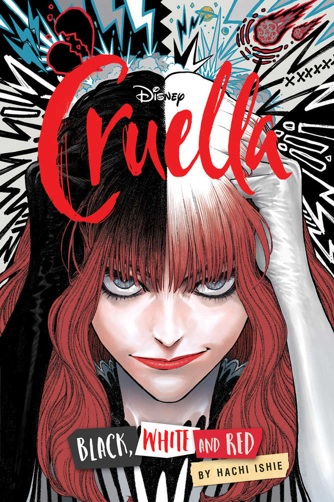Disney Cruella Manga Black White & Red Graphic Novel | Odin's Place