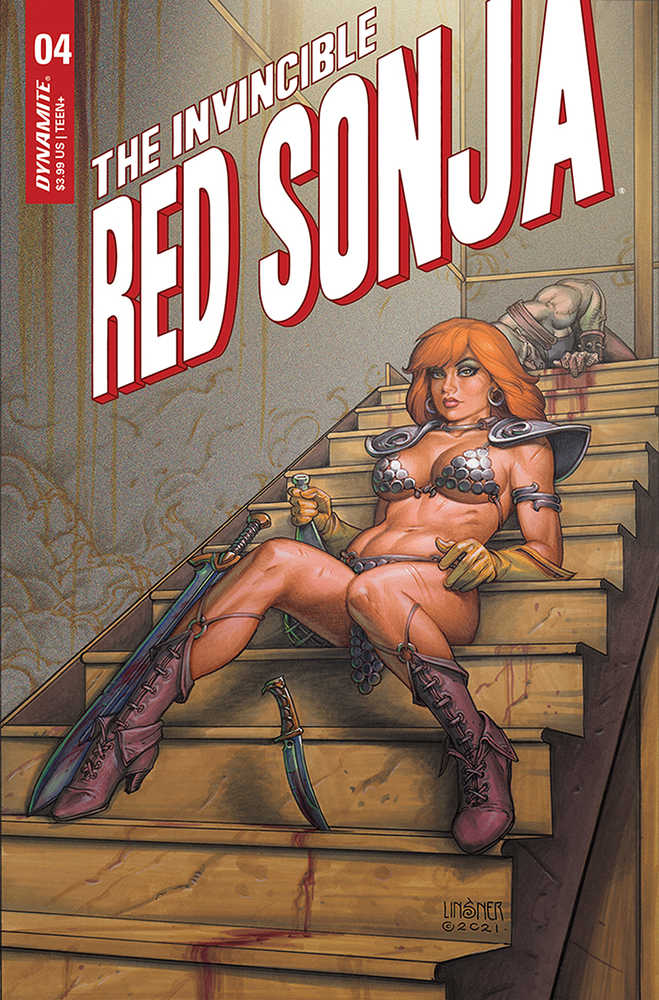 Invincible Red Sonja #4 Cover B Linsner | Odin's Place