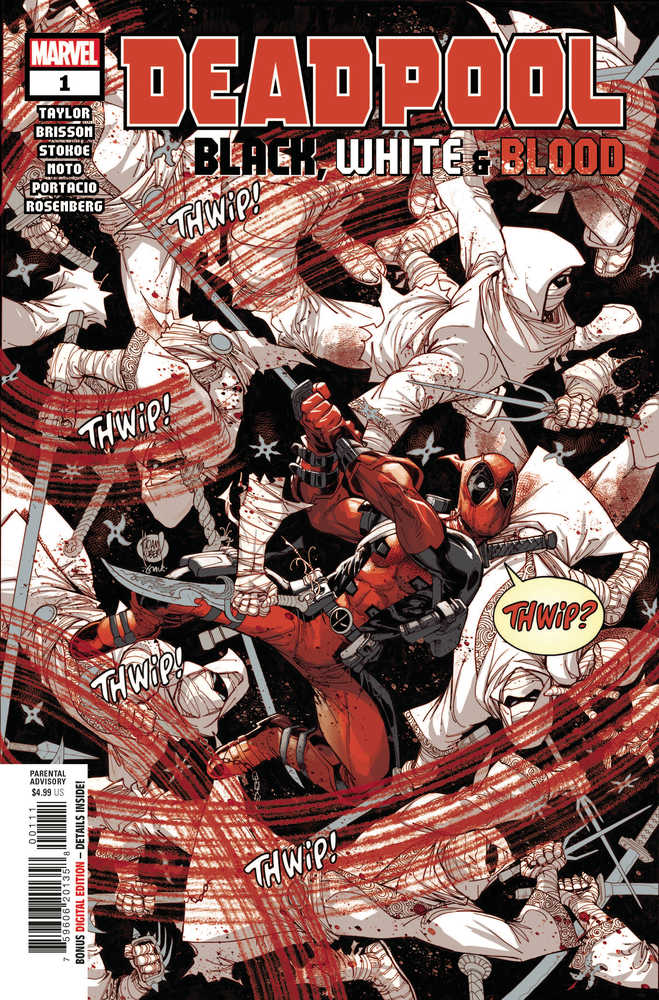 Deadpool Black White Blood #1 (Of 5) | Odin's Place